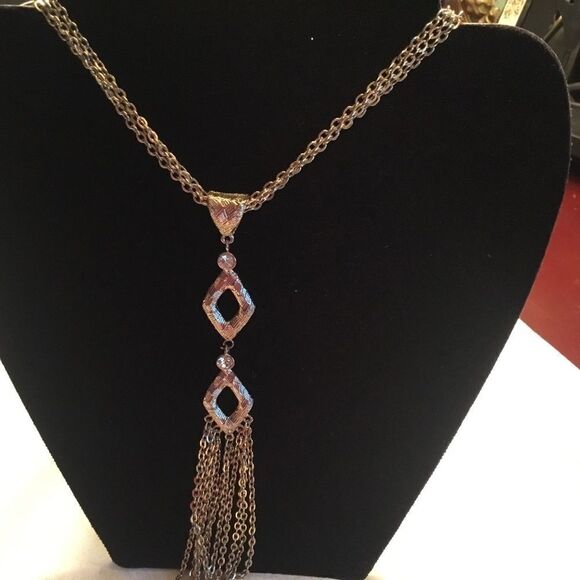 $10 ea or 3/$20 Goldtone Tassel Necklace - Picture 6 of 8